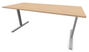 Narbutas T-Easy Schreibtisch - Spanplatte - Bernsteineichendekor mit Struktur