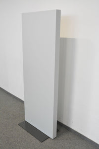 Top Design Display Trennwand freistehend 712x1850mm - Spanplatte - Weiss