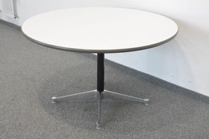Vitra Eames Contract Table fixe Höhe von 700mm - 1200mm Durchmesser - Spanplatte - Weiss