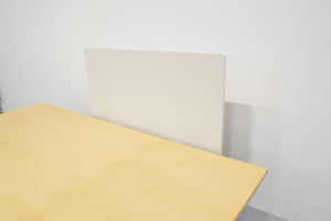 Lista Office Trennwand mit Tischhalterung 950x720mm - Spanplatte - Weiss