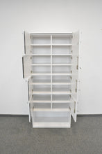 Laden Sie das Bild in den Galerie-Viewer, Haworth Flexx Locker mit 4 Fächern 800mm breit - 1907mm hoch - Spanplatte - Weiss