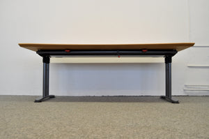 Ergodata System Desk Schreibtisch Cosinus mechanisch höhenverstellbar von 685-805mm - 2000x1000mm - MDF - Buche