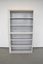 Laden Sie das Bild in den Galerie-Viewer, Lista Office Storage Lateralschrank für 6 Ordner-Reihen 1200mm breit - mit je 2 Schlüssel - Metall - Weiss