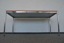 Laden Sie das Bild in den Galerie-Viewer, Ergodata Multi Desk Rondo Sitzungstisch fixe Höhe von 740mm - 1600x800mm - Spanplatte - Birnbaumdekor