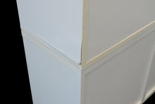 Laden Sie das Bild in den Galerie-Viewer, Stilo Basic Roll-Regal für 2 Ordner-Reihen + 3 Ablagen A6 - 1200mm breit - Holz - Weiss
