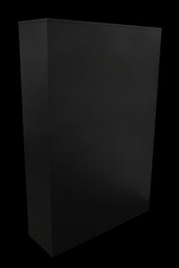 Lista Office Storage Kombi-Lateralschrank für 5 Ordner-Reihen 1200mm breit - mit Schlüssel - Metall - Schwarz