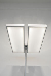Regent Level LED Indirekt-/Direktleuchte Dimmbar - mit SensoDim - 78 Watt - Metall - Silbergrau
