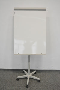 Rocada Easel Flipchart auf Rollen - Metall Weiss