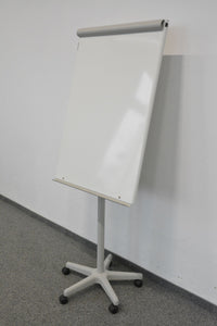 Rocada Easel Flipchart auf Rollen - Metall Weiss