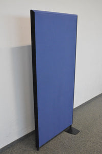 Preform Formfac5 Trennwand mit Klettverschluss freistehend 800x1800mm - Stoff - Blau