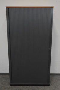 Steelcase Share It Lateralschrank für 5 Ordner-Reihen 1000mm breit - mit Schlüssel - Spanplatte - Anthrazit