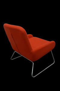 Top Design Classic Lounge-Sessel - Stoff - Rot