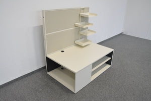 Lista Office Qub Spezial Drucker Modul 1200mm breit - 1225mm hoch - Metall RAL 1013 Perlweiss