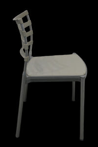 Fritz Hansen ICE Chair Stuhl ohne Armlehnen - Kunststoff - Creme