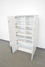 Laden Sie das Bild in den Galerie-Viewer, Haworth Flexx Locker mit 7 Fächern 800mm breit - 1530mm hoch - Spanplatte - Weiss