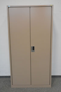 Lista Office Flügeltür-Aktenschrank für 5 Ordner-Reihen 997mm breit - ohne Schlüssel - Metall - Beige
