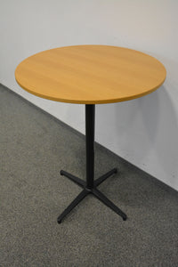 Vitra Bistro Table Stehtisch fixe Höhe von 1100mm - 796mm Durchmesser - Spanplatte - Eiche Hell