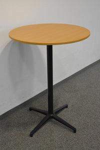 Vitra Bistro Table Stehtisch fixe Höhe von 1100mm - 796mm Durchmesser - Spanplatte - Eiche Hell