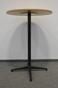 Vitra Bistro Table Stehtisch fixe Höhe von 1100mm - 796mm Durchmesser - Spanplatte - Eiche Hell