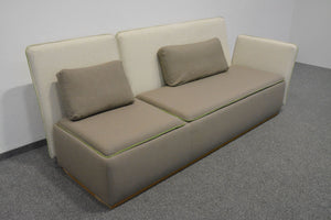 Casala Palau Stream Lounge Sofa für 3 Personen - Stoff - Braun