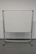 Laden Sie das Bild in den Galerie-Viewer, O+C System Tafelständer fahrbar Whiteboard + Pinwand - Metall - Weiss