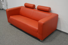 Laden Sie das Bild in den Galerie-Viewer, Top Design Lounge Sofa 2er Sessel 1820mm breit - Kunstleder - Rot
