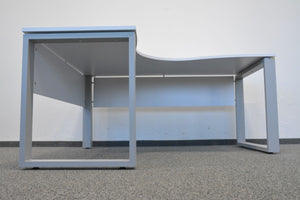 Top Design O-Feet Eck-Schreibtisch fixe Höhe von 720mm - 1600x1400mm - Spanplatte - Weiss