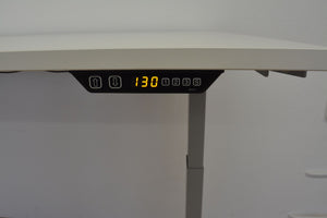 MC OFFICE SHOP MC Stand V2 Sitz-Steh Schreibtisch (Spezial) elektrisch höhenverstellbar von 640-1300mm - 1800x800mm - Holz - Weiss
