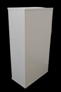 Haworth Vados Lateralschrank für 4 Ordner-Reihen 800mm breit - mit Schlüssel - Spanplatte - Lichtgrau
