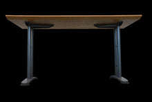 Laden Sie das Bild in den Galerie-Viewer, Ergodata System Desk Sitzungstisch fixe Höhe von 710mm - 1400x700mm - MDF - Buche