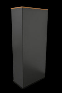 Steelcase Tenaro Ordner-Regal für 5 Ordner-Reihen 800mm breit - Spanplatte - Anthrazit