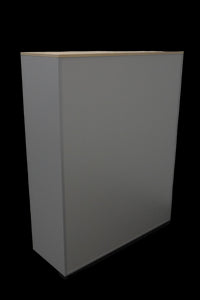 Steelcase Tenaro Ordner-Regal für 4 Ordner-Reihen 1000mm breit - Spanplatte - Silbergrau