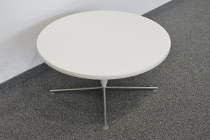 Top Design Café II Lounge-Table fixe Höhe von 410mm - 790mm Durchmesser - Spanplatte - Weiss