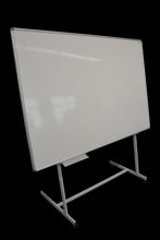 Laden Sie das Bild in den Galerie-Viewer, Berec Tafelständer fahrbar Whiteboard - Metall - Weiss