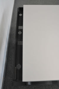 Elan Euroffice Schreibtisch mechanisch höhenverstellbar von 680-800mm - 1200x800mm - Holz - Lichtgrau