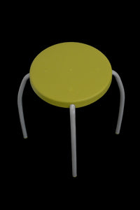 IKEA Basic Hocker - Kunststoff - Grün