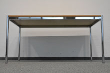 Laden Sie das Bild in den Galerie-Viewer, Ergodata Multi Desk Rondo Sitzungstisch von 740mm - 1500x750mm - Holz - Birnbaumfurnier
