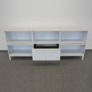 Sitag MCS Sideboard Modul mit Schlüssel - 2400mm breit - Spanplatte Weiss