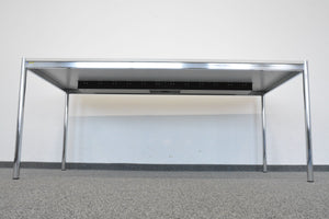 Ergodata Multi Desk Rondo Schreibtisch fixe Höhe von 750mm - 1800 x 900mm - Spanplatte - Lichtgrau