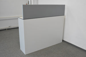 Lista Office Storage Schiebetür-Aktenschrank mit Akkustik-Aufbau für 3 Ordner-Reihen 1600mm breit - mit Schlüssel - Metall - Weiss
