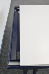 Ergodata System Desk Schreibtisch mechanisch höhenverstellbar von 685-785mm - 1600x900mm - MDF - Lichtgrau Hell
