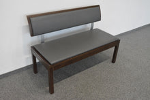 Laden Sie das Bild in den Galerie-Viewer, Top Design Basic Sitzbank ohne Armlehnen 1245mm breit - Kunstleder - Anthrazit