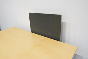 Lista Office Trennwand mit Tischhalterung 750x720mm - Spanplatte - Anthrazit