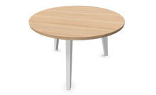 Laden Sie das Bild in den Galerie-Viewer, Narbutas Amber Lounge Table - Spanplatte - Bernsteineichendekor mit Struktur
