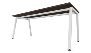 Narbutas Nova A Schreibtisch - Spanplatte - Walnussdekor dunkel mit Struktur