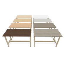 Laden Sie das Bild in den Galerie-Viewer, Narbutas Nova Wood Hochtisch - Spanplatte Eschendekor sandbeige mit Struktur