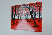 Laden Sie das Bild in den Galerie-Viewer, Muhlig Jeremia Roter Herbst - Leinwand auf Holzrahmen - Diverse
