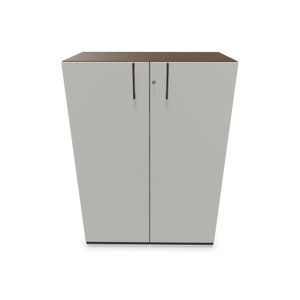 Narbutas Choice Flügeltürschrank - Spanplatte - Walnussdekor dunkel mit Struktur