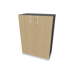 Narbutas Choice Flügeltürschrank - Spanplatte - Dunkelgrau