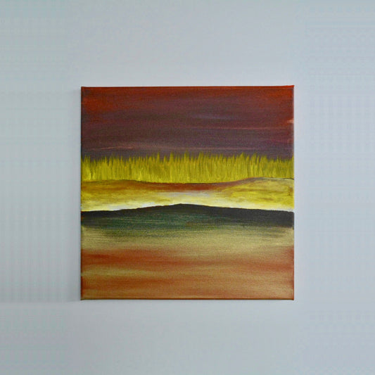 J. Muhlig / Der See der Ruhe.. - Leinwand auf Holzrahmen Diverse